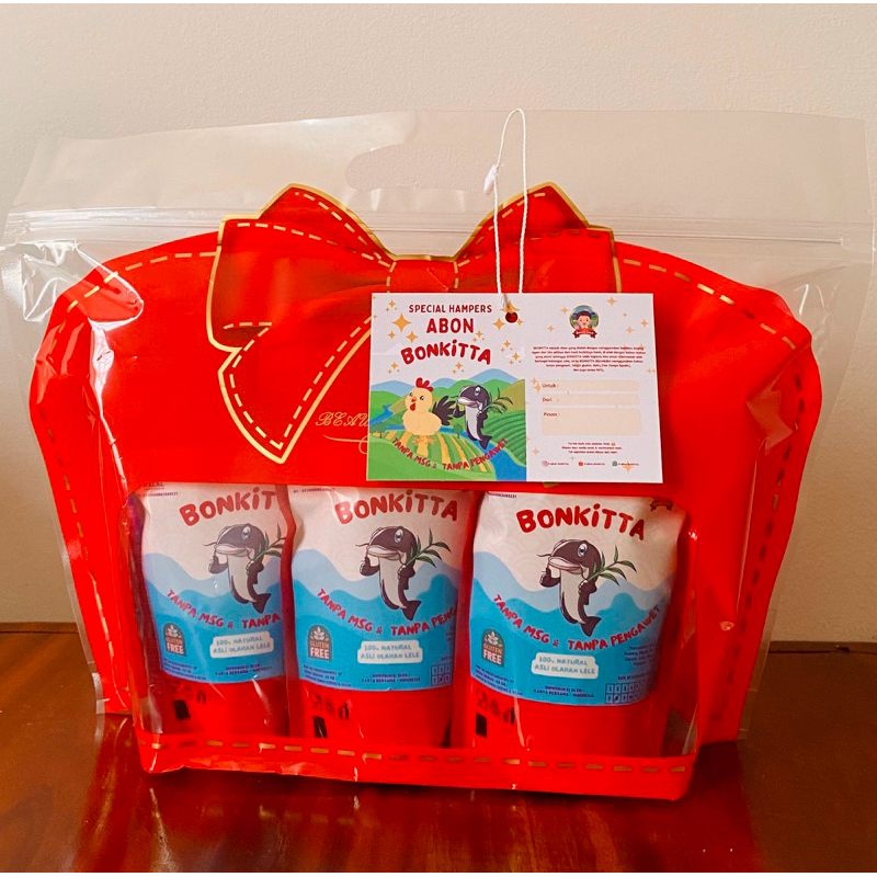 

Paket Hampers Gift Set 6pcs Hemat Premium Bingkisan Kado Gift Abon Bonkitta