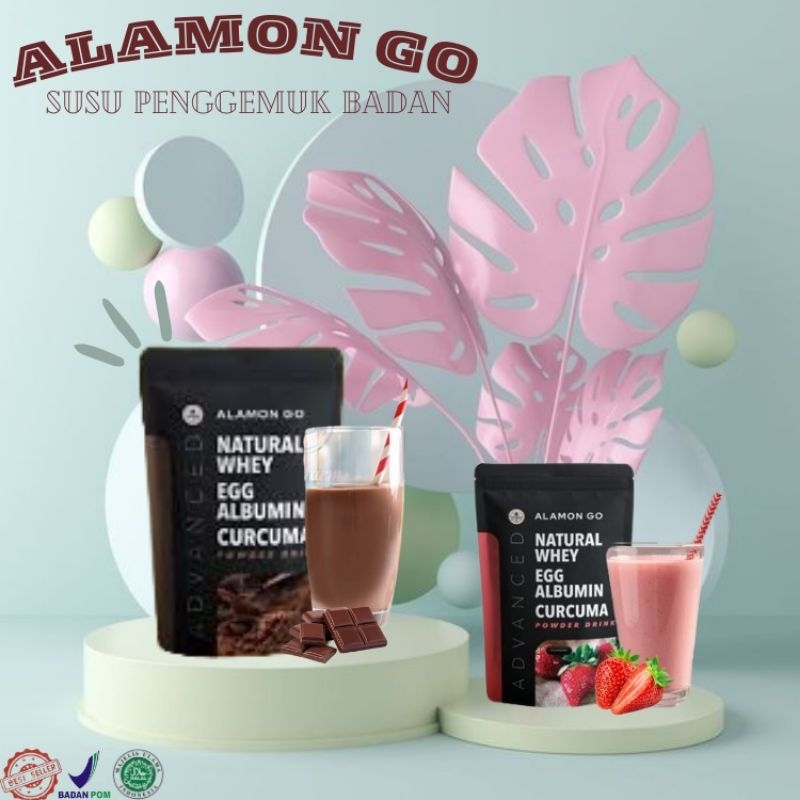 

Alamon Go Original Susu Penggemuk Badan Permanen/BPOM