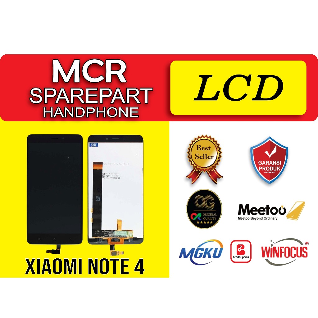 LCD TOUCHSCREEN XIAOMI NOTE 4