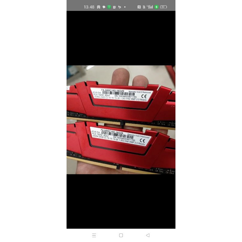ram gskill 16gb 2x8gb ddr4