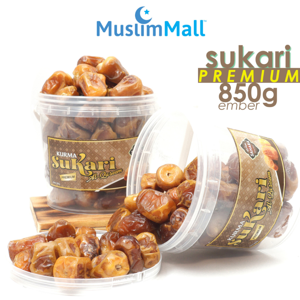 

Kurma Sukari Ember 850gr Premium - Sahara Quality Dates