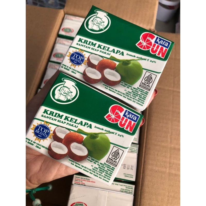 

santan sun kara berat 200 ml