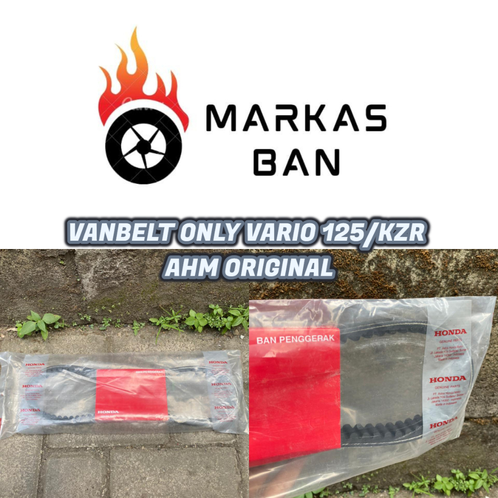 VANBELT ONLY V BELT VARIO 125/KZR AHM ORIGINAL || VANBELT V BELT ONLY VARIO 125 OLD/KZR ORIGINAL AHM