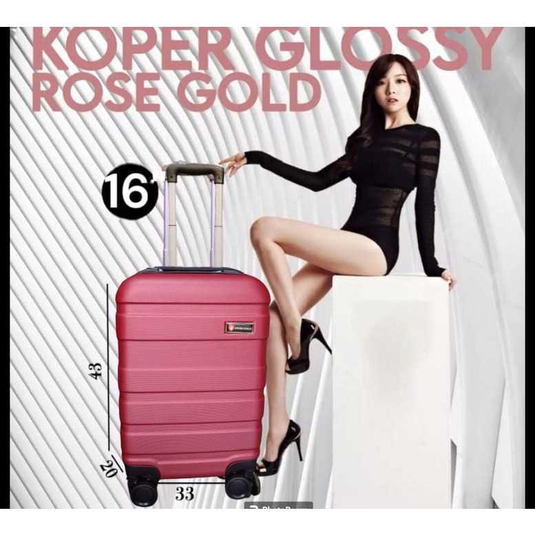 KOPER KOKOH 16 Polyswiss Inch Koper Premium Mungil Koper Kecil Koper Keluarga Koper Traveling Koper 
