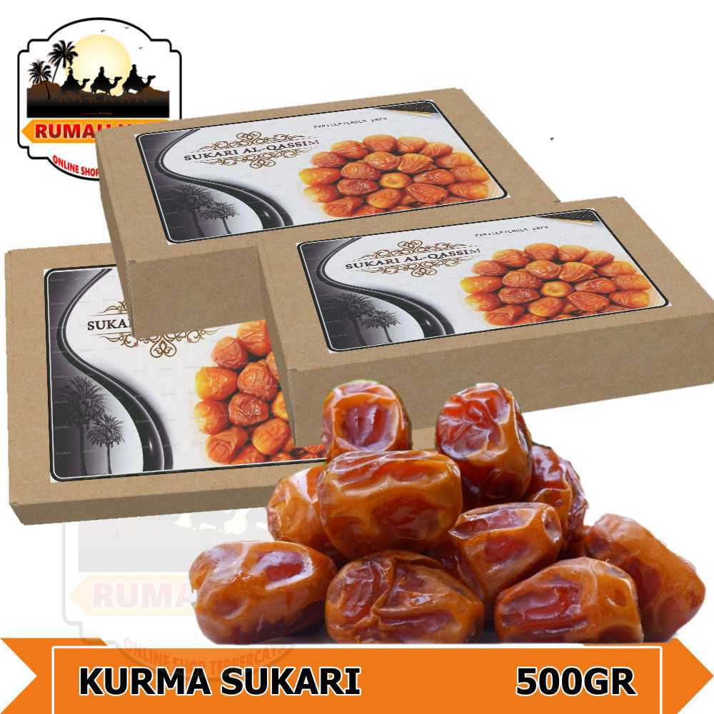 

kurma sukari terbaik /kurma raja /al qasim 500gr kemasan mika