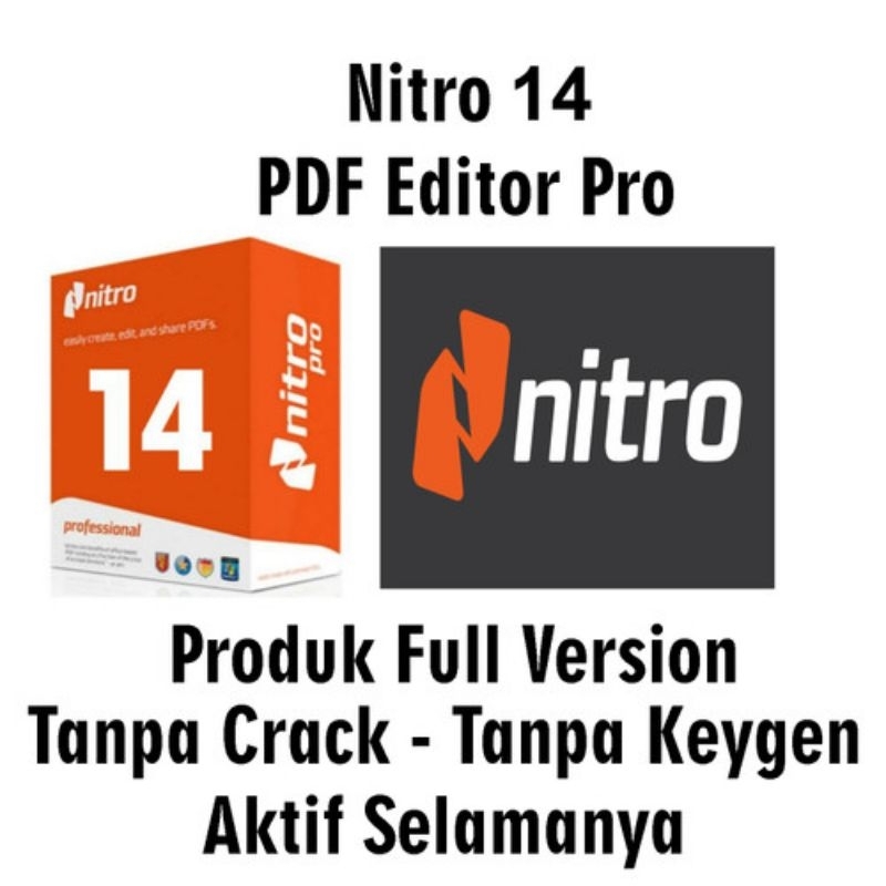 Nitro Pro 10 Original License / Lisensi Nitro PDF Pro - x86 x64 Original