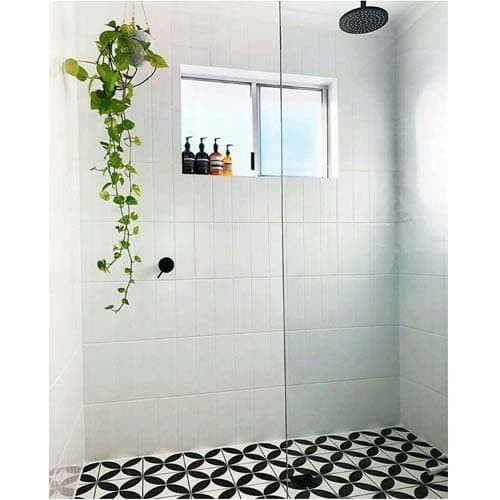 :=:=:=:=] Keramik dinding subway 10x30 (no bevel) Putih Matte / doff