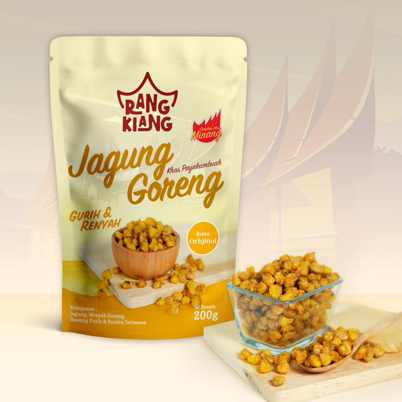 

Jagung Goreng Premium Rangkiang Gurih Renyah! 200gram