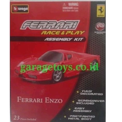 Bburago 1:43 Diecast Ferrari Enzo Ferrari Model Kit
