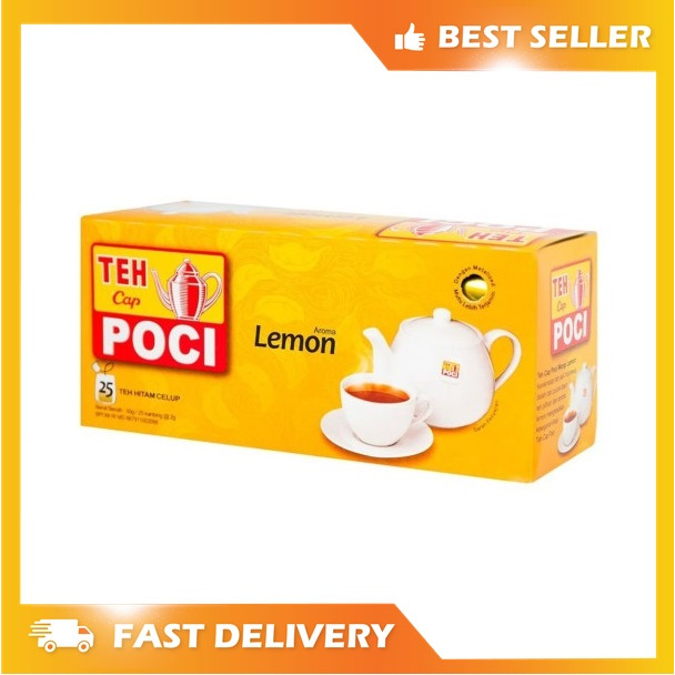 

Teh Celup Cap Poci Asli Lemon 50gr isi 25 Kantong- CELUP POCI LEMON