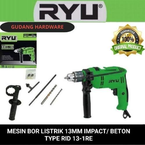 Ryu by tekiro mesin bor listrik 13mm impact / beton type RID 13-1RE ( original )