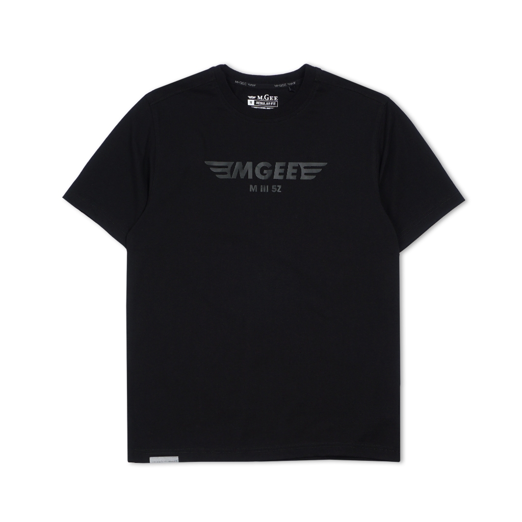 Kaos MGEE Original - Kaos Oblong Kasual Lengan Pendek MGEE Original Oliver CKPR 112 Black