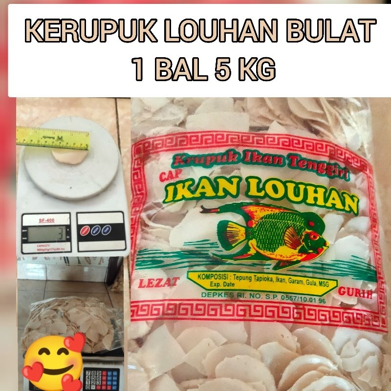 

Kerupuk Ikan Louhan Bulat 1 Ball 5 Kg