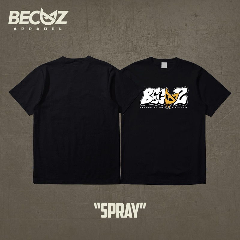 Becuz Apparel Tshirt Becuz Spray
