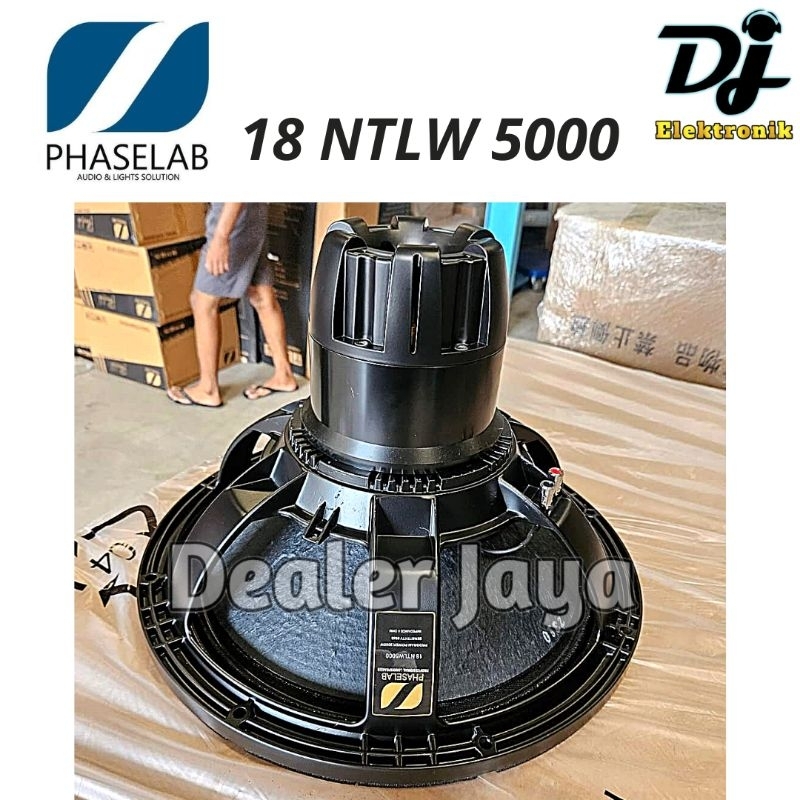 Speaker Komponen Phaselab / Phase Lab 18 NTLW 5000 / 18NTLW5000 - 18 inch
