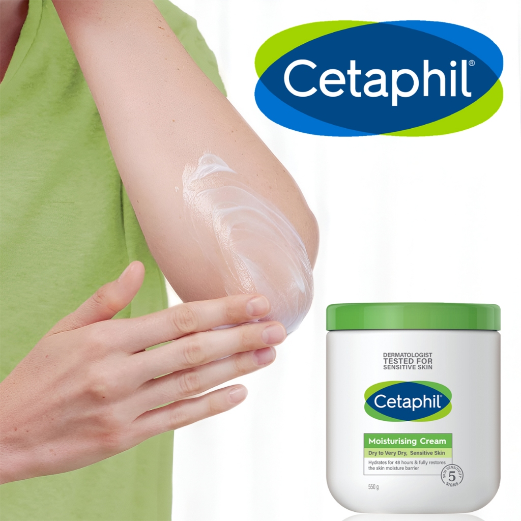 Cetaphil Cream/Cetaphil Moisturizing Cream 250g/Untuk Semua Jenis Kulit/ Skin Care Krim Pelembab Waj