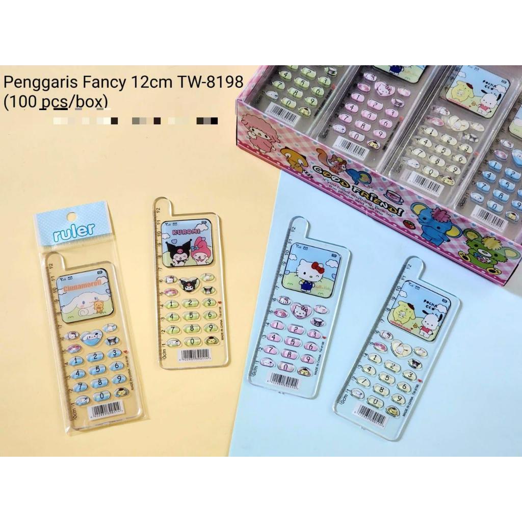 

GARISAN PENGGARIS RULLER 12 CM SANRIO CINNAMOROL KUROMI HP
