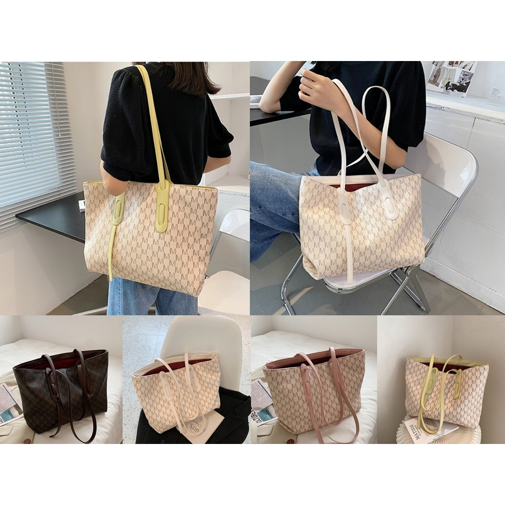 MIVELSBAG TAS WANITA TOTEBAG FASHION KOREA IMPORT PREMIUM TOTE BAG TF7619 TAS KERJA KANTOR KASUAL TR