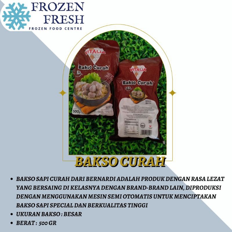 

VITALIA HORECA BAKSO CURAH 500gr