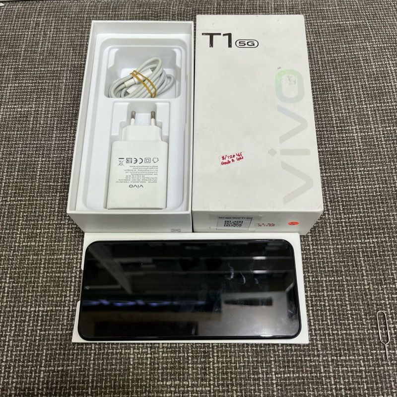 Vivo T1 5G 8/128gb Fullset Second Garansi Resmi