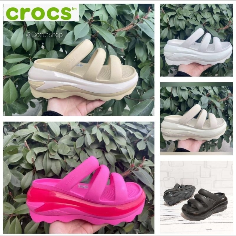 Crocs mega Slide 2 / Sandal crocs wanita / Crocs mega / Sandal wanita
