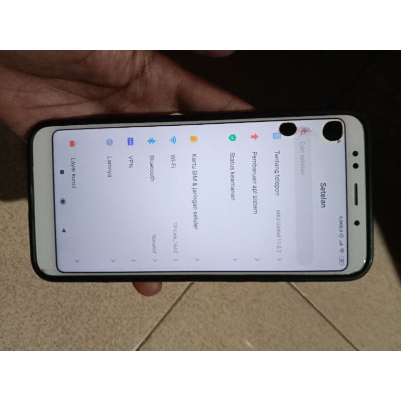 Lcd Redmi 5 Plus original copotan