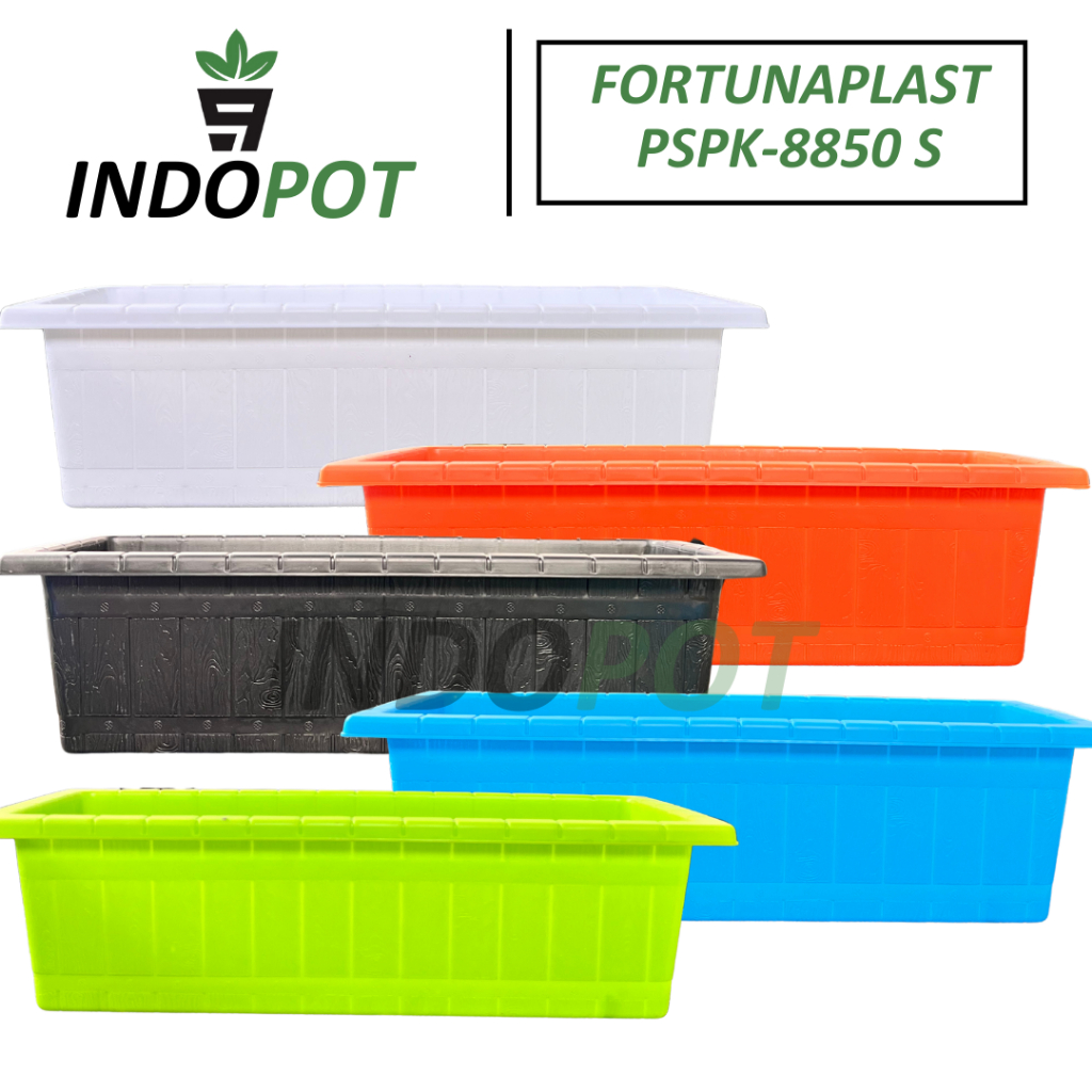 Pot Segi Panjang Gentong SGP Fortuna Plast 8850 Small Pot Panjang Tebal