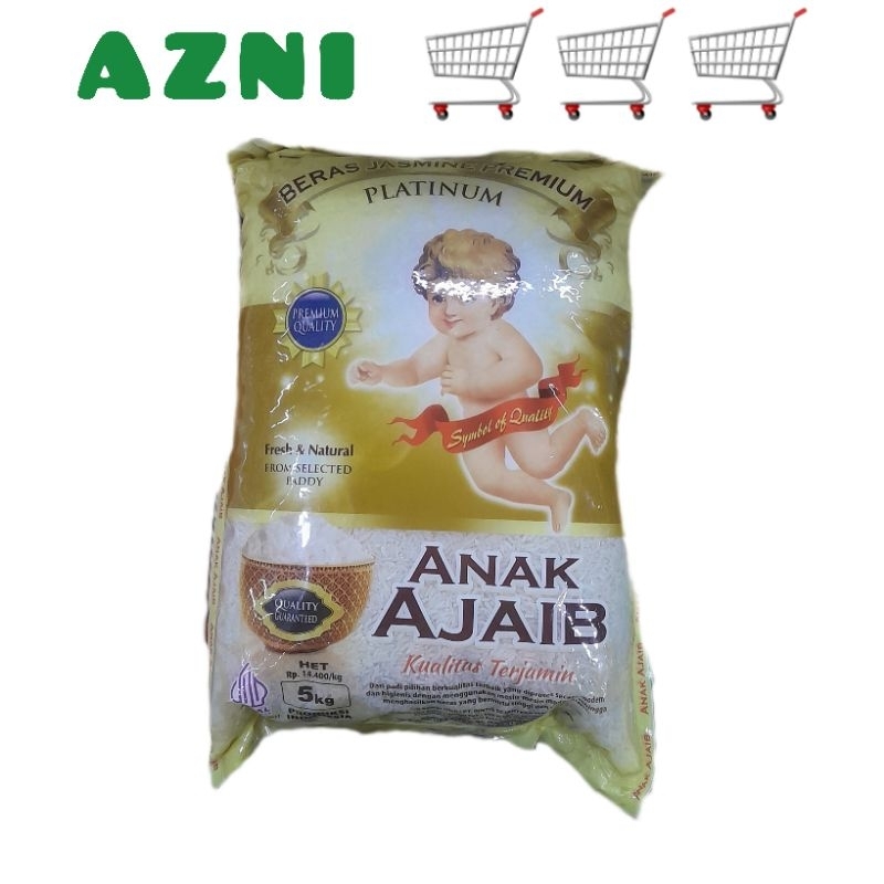 

Beras Anak Ajaib 5 Kg - Beras Jasmine Premium Platinum