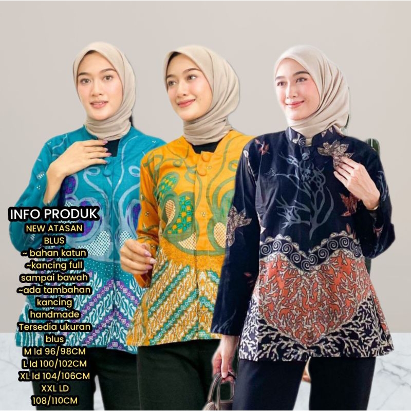 Baju batik wanita baju batik blus baju batik kantor