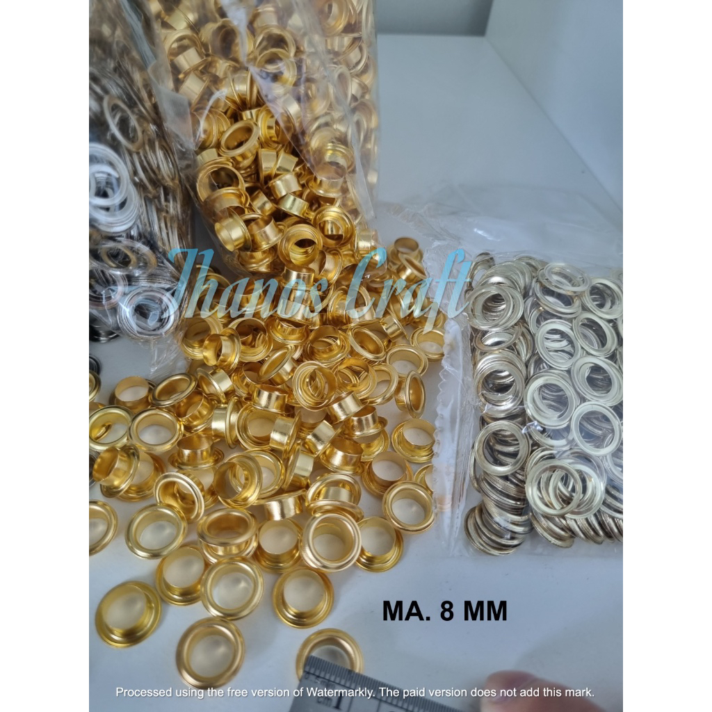 RING TAS / MATA AYAM TAS UK ; 8, 10, 13 dan 15 mm / LUSIN