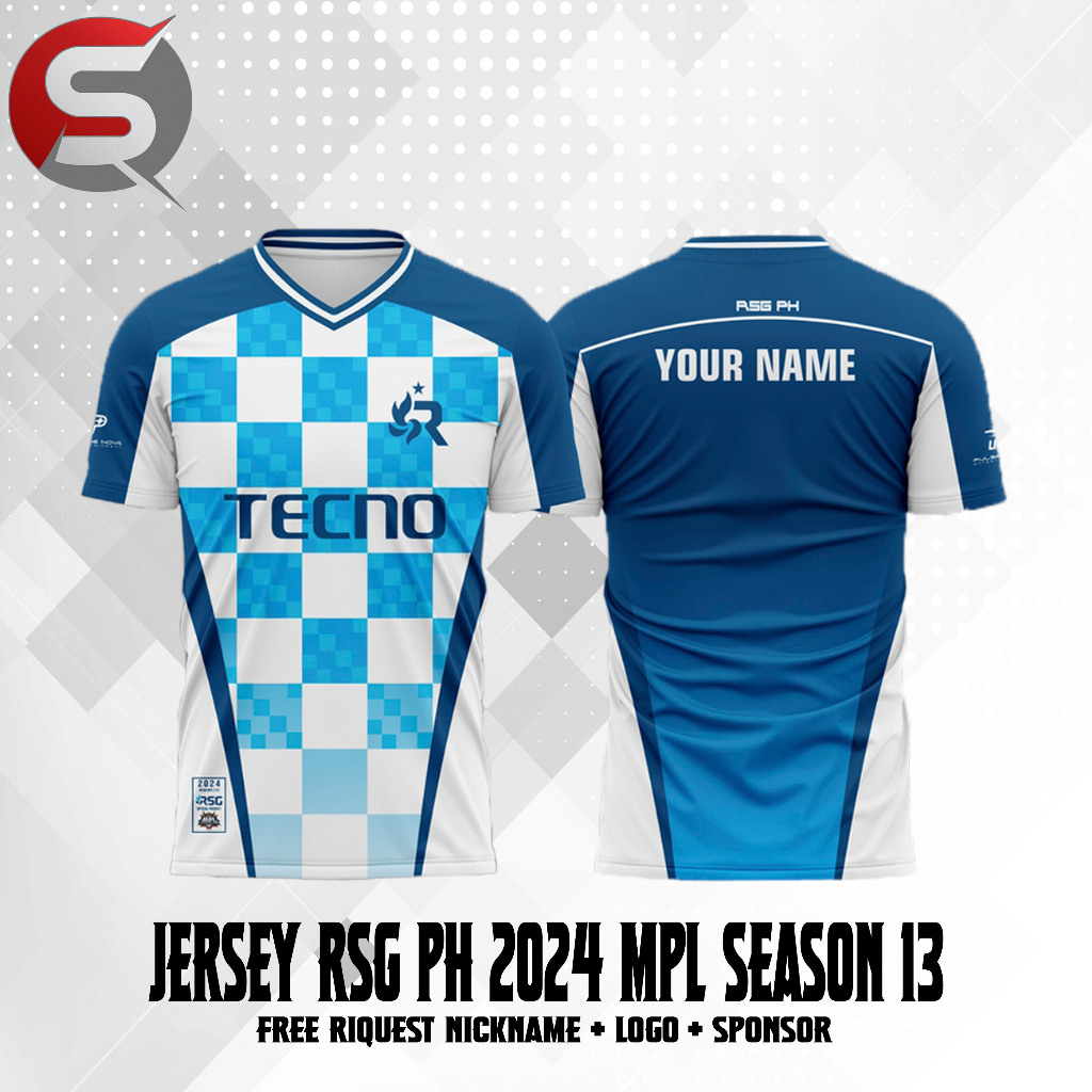 JERSEY RSG PH MPL SEASON 13 2024 TERBARU ( free custom nickname )