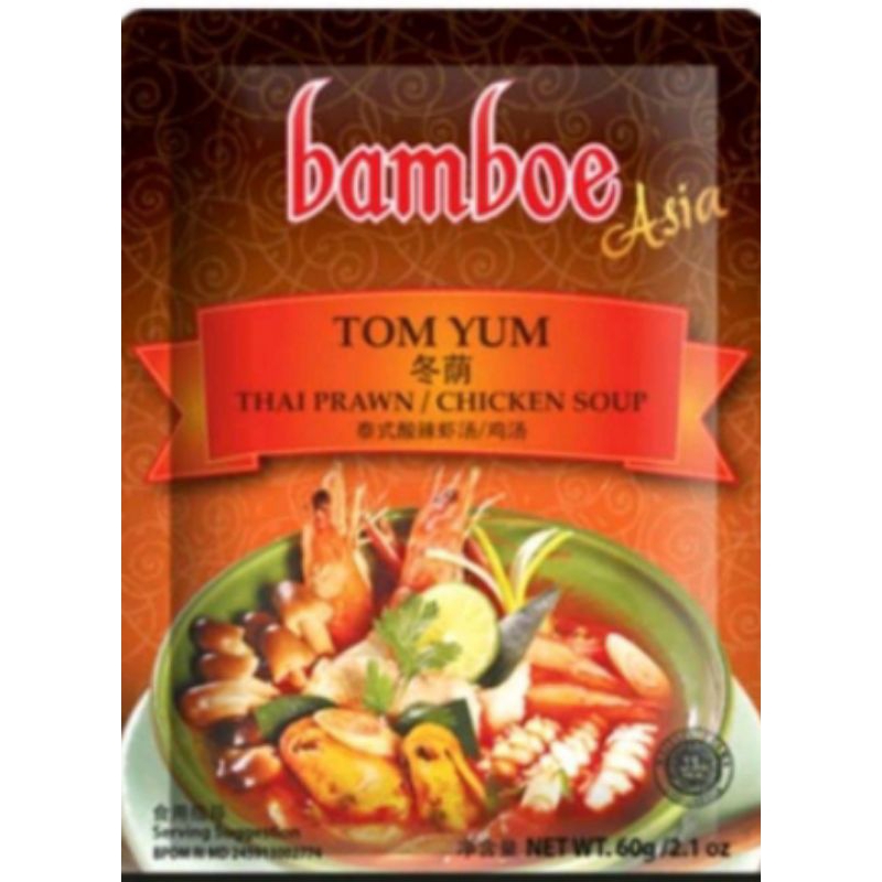 

Bamboe bumbu tomyum 60 gr