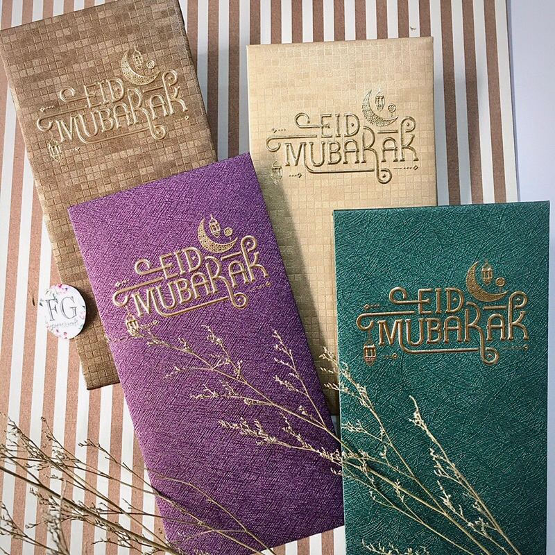 

RK Amplop Idul Fitri Lebaran Classy Eid 5pcs free stiker seal by fgpaper