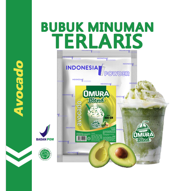 

Rasa Avocado 500gr / Bubuk Premium/ Bubuk Minuman Merk OMURA BLEND /Bubuk Minuman Boba