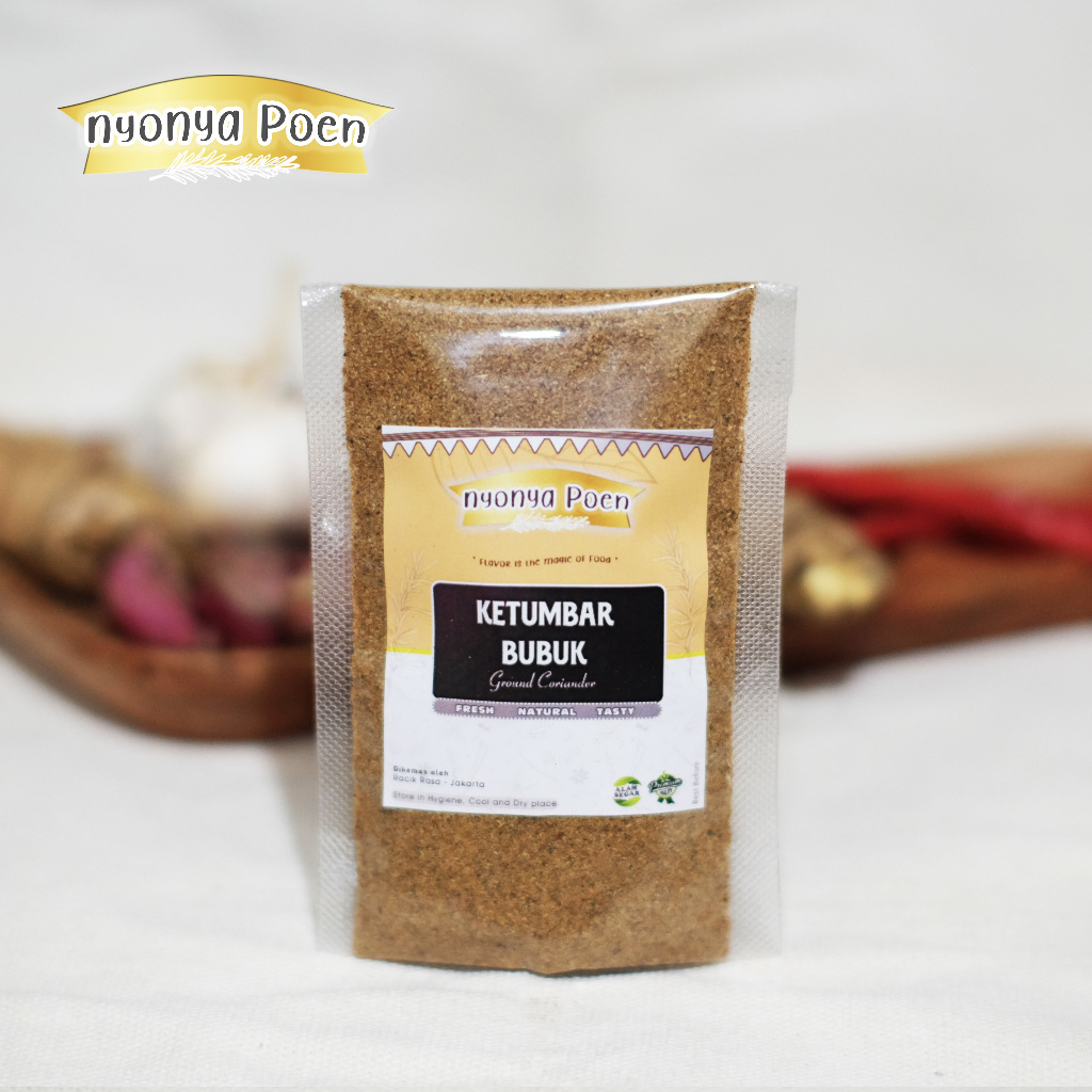 

NYONYA POEN | KETUMBAR BUBUK MURNI GROUND CORIANDER NATURAL BUMBU MASAK REMPAH SEASONING