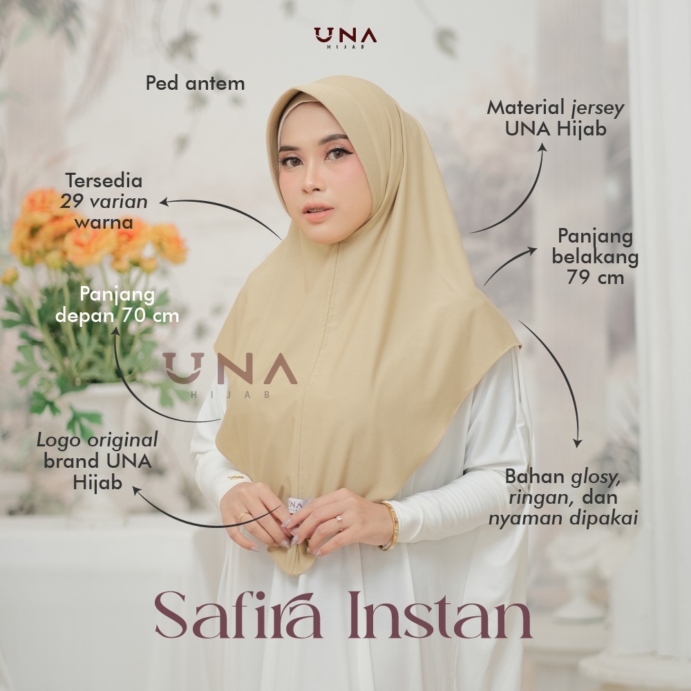 HIJAB SAFIRA BY UNA