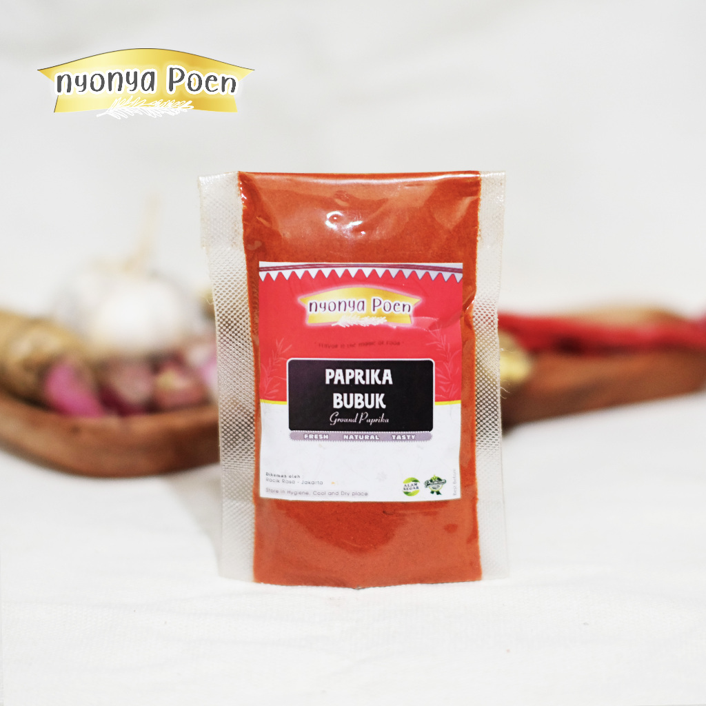 

NYONYA POEN | PAPRIKA BUBUK ASLI GROUND PAPRIKA POWDER BUMBU MASAK REMPAH SEASONING