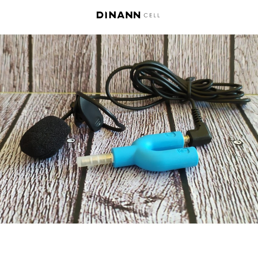 MIC CLIP ON + AUDIO SPLITTER U FOR LIVE YOUTUBE/TIKTOK/IG