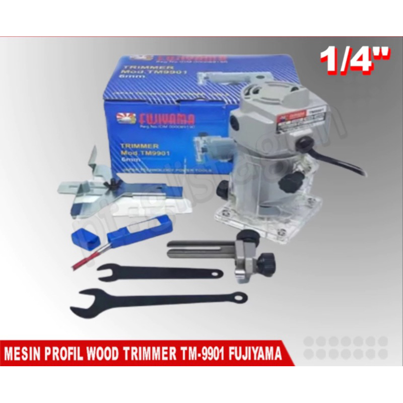 FUJIYAMA TM9901 Mesin Trimmer Kayu Profil Kayu Router Kayu TM-9901