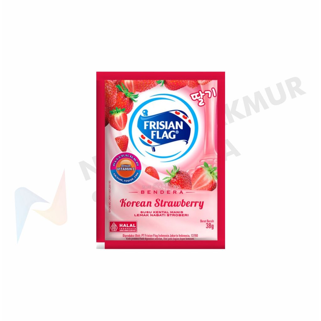 

Frisian Flag Susu Kental Manis Korean Strawberry 40gr Kemasan Sasset Isi 6 Pcs