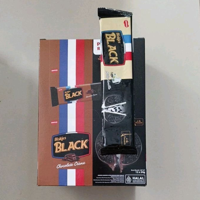 

Biskuit Biskies Black CHOKLAT 24gr- Pak isi 12 Pcs MURAH COCOK UNTUK BINGKISAN ULTAH