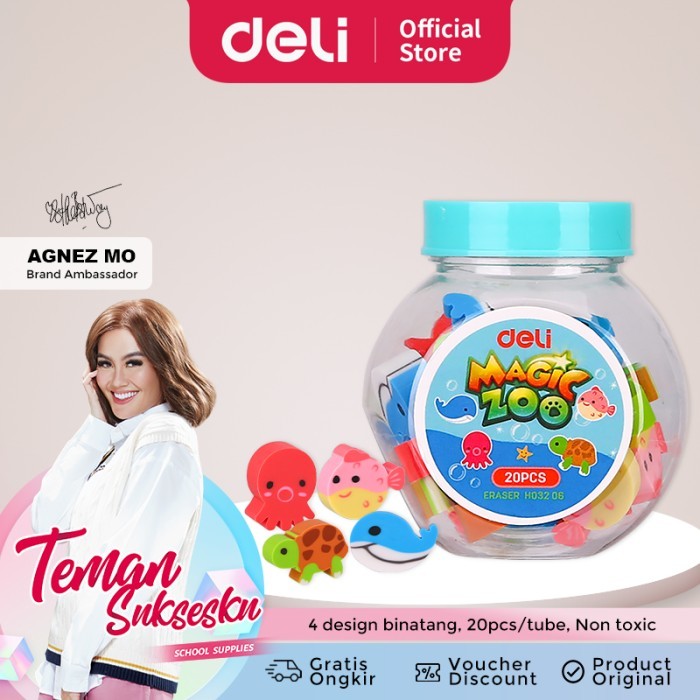 

DELI PENGHAPUS / ERASER H03206