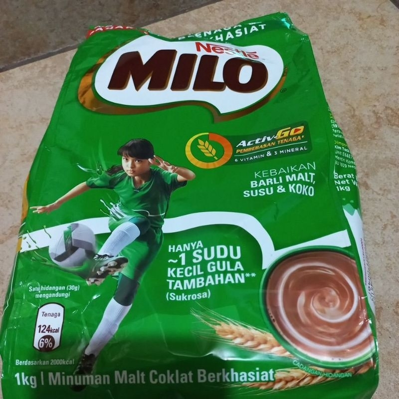 

Milo Active Go 1kg/1.1kg/900gr