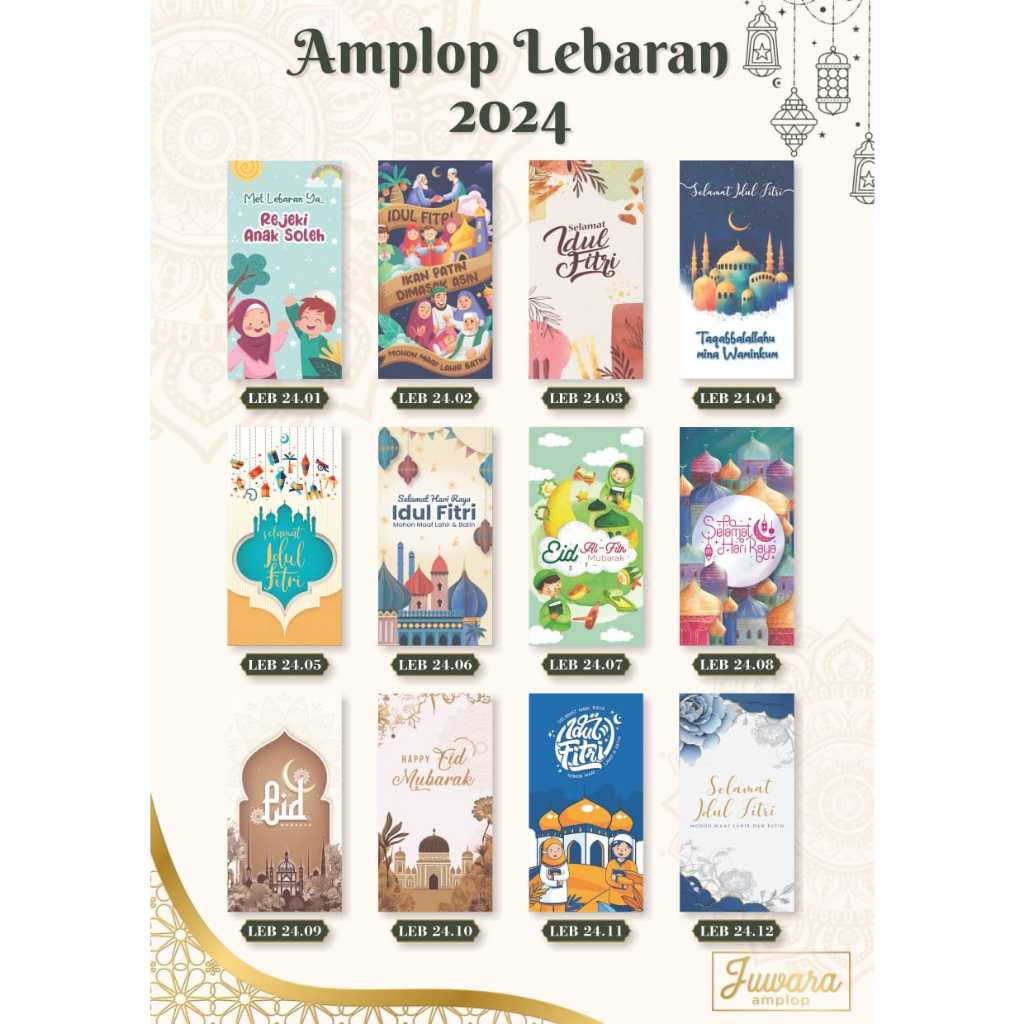 

Amplop Lebaran Juwra LEB 7-12 terbaru harga murah