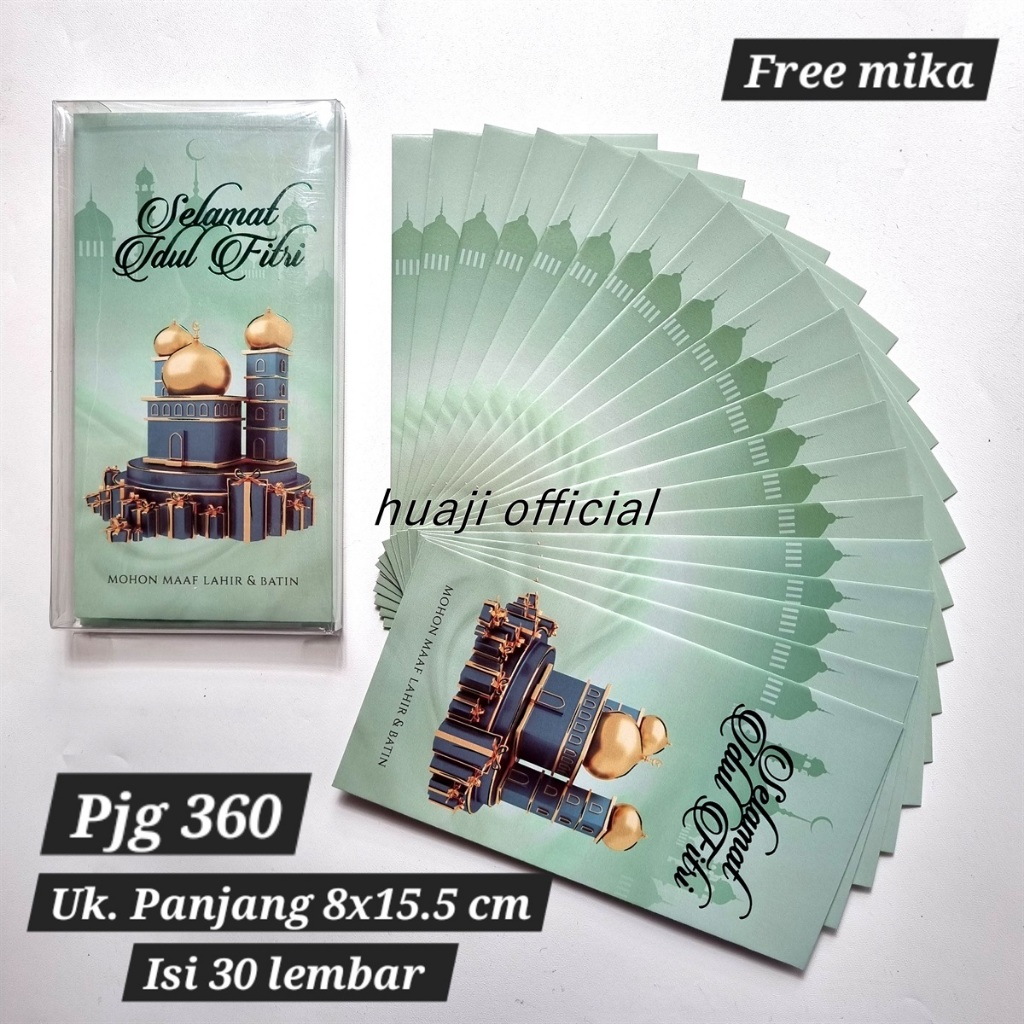 

AMPLOP LEBARAN HARI RAYA IDUL FITRI 2024 JUMBO PANJANG KOTAK MIKA ISI 30 PREMIUM MURAH READY STOCK