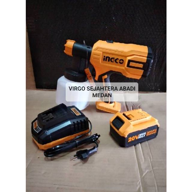INGCO CSGLI2001 SPRAY GUN LISTRIK CORDLESS SEMPROTAN ANGIN CAT CSGLI 2001