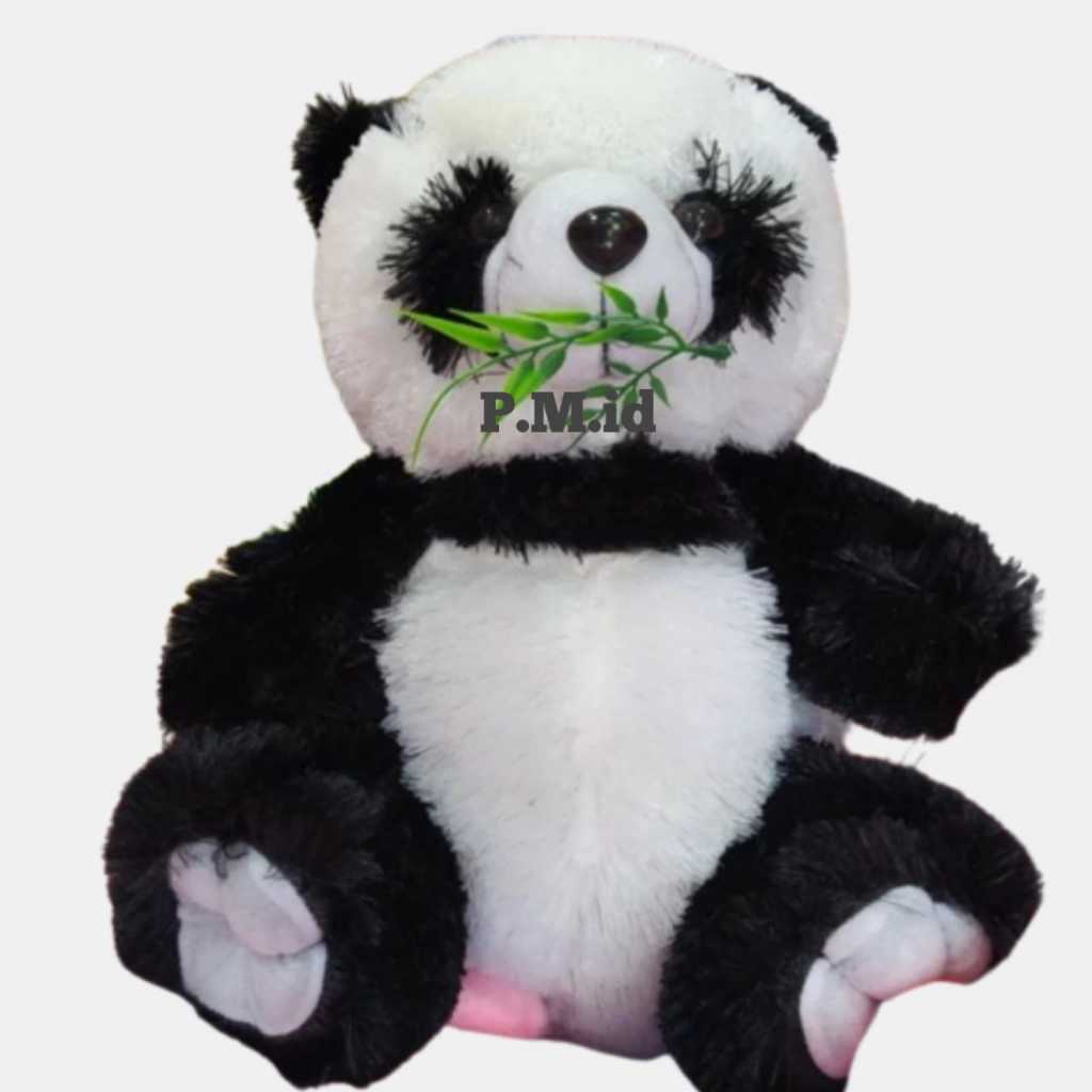 tas boneka panda berbulu lembut