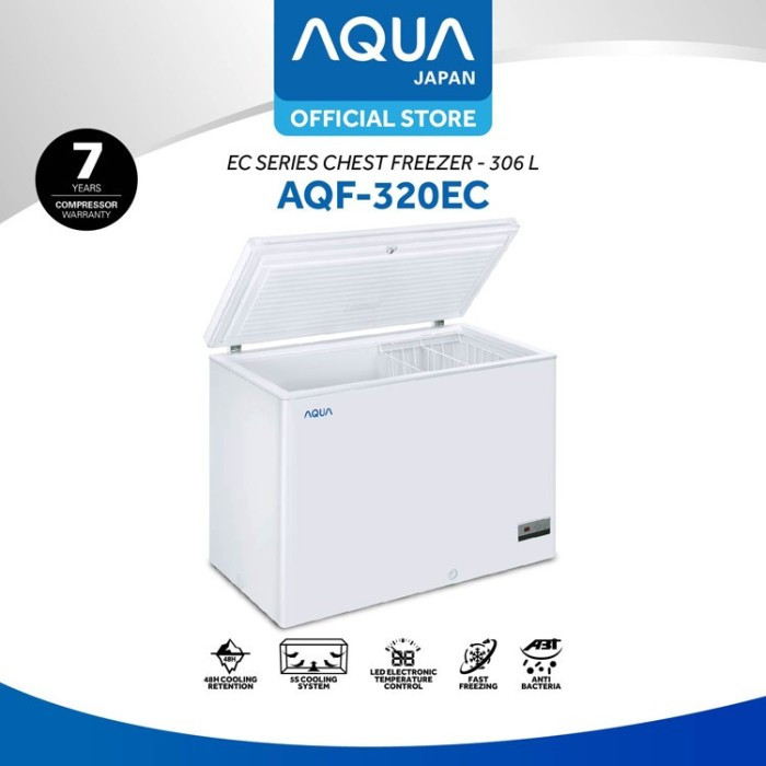 Chest Freezer AQUA AQF-320EC Low Watt