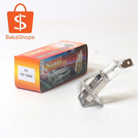 [5 pcs] BOHLAM DOP HALOGEN H3 24V100W / 12V100W / 12V55W