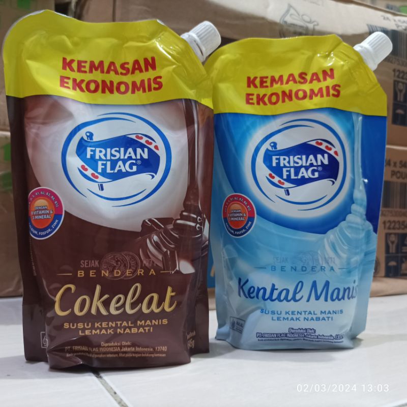 

Susu kental manis Frisian Flag 545ml Coklat - Putih Bendera SKM